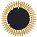 Specchio Da Parete Tondo Ø60 Cm In Oro Vorey - Foto miniatura 7