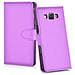 Custodia Compatibile Con Samsung Galaxy A7 2015 In Violetta Ametista - Coperchio Protettiva Con Chiusura Magnetica, Funzione Stand E Tasca Per Le Carte - Foto miniatura 9
