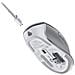 Mouse Pro Click Ottico 2 Tasti 1600 DPI Colore Bianco / Grigio - Foto miniatura 4