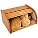 Porta-pane Legno Ontano | Moderno | 40 X 27,5 X 18,5 Cm | Contenitore Pane | Coperchio Scorrevole Avvolgibile | Apertura Frontale A Scomparsa | Faggio Naturale | Moderno Accessori Cucina - Foto miniatura 2