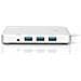 ASSMANN Electronic DA-70863 USB 3.1 (3.1 Gen 2) Type-C Argento replicatore di porte e docking station per notebook - Foto miniatura 3