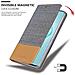 Custodia Compatibile Con Samsung Galaxy A91 In Grigio Chiaro Marrone - Coperchio Protettiva Con Chiusura Magnetica, Funzione Stand E Tasca Per Le Carte - Foto miniatura 7