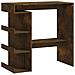 Tavolo Bar con Ripiani Rovere Fumo 100x50x101,5cm in Truciolato - Foto miniatura 2