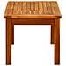 Tavolino Da Giardino 70x40x36 Cm In Legno Massello Di Acacia - Foto miniatura 3