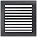 Griglia Di Aerazione 22x22 Grafite Avec Une Persienne - Foto miniatura 3