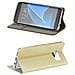 Smart Book Custodia Poket Silicone Flip Cover Case Per Samsung Galaxy S21+ Plus 5g G996 Gold - Foto miniatura 1
