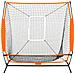 Rete Da Allenamento Multisport Baseball Nera 174x76x158,5 Cm - Foto miniatura 4