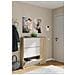 Scarpiera Provo, Armadio Portascarpe A 4 Ante, Mobile Basso Multiuso Con 5 Ripiani, Scarpiera Moderna, 106x22h115 Cm, Rovere E Bianco - Foto miniatura 4
