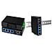 Industrial Gigabit Ethernet Switch, 5-port 10/100/1000 Base-tx Rj45, Plug & Play, Schwarzes Metallge - 1 Stck (ns202) - Foto miniatura 1