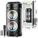 New   Cassa Karaoke Fire 1 Usb Ax Sd Dj Party Speaker 10w Luci Led - Foto miniatura 1