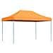 Tenda Da Festa Pieghevole Pop-up Arancione 292x292x315 Cm - Foto miniatura 2