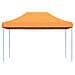 Tenda Da Festa Pieghevole Pop-up Arancione 292x292x315 Cm - Foto miniatura 3