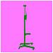 STAFFA PAVIMENTO TV FINO 600X400 NPF10313 LOAD 50KG CON RUOTE - Foto miniatura 3