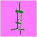 STAFFA PAVIMENTO TV FINO 600X400 NPF10313 LOAD 50KG CON RUOTE - Foto miniatura 6
