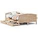 Letto senza Materasso 140x200 cm in Legno Massello di Pino - Foto miniatura 1