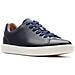 Uomo Un Costa Lace, Scarpe Leggere In Pelle Blu Marino 39,5 - Foto miniatura 2
