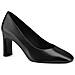 Black Leather Elegant Closed Formal Scarpe Eleganti Pelle Scarpe Donna Nero Eu 36, 1-22403-20 003 - Foto miniatura 2