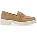 Beige Casual Closed Loafers Mocassino Pelle Scamosciata /nabuk Scarpe Donna Beige Eu 41, D1h01-60 - Foto miniatura 2