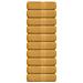 Asciugamani Per Sapone 10 Pz Oro 30x30cm 360 G/m 100% Cotone - Foto miniatura 1