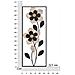 Decorazione In Metallo 3d Fiori 50 - Nero - Metallo - 27x2,5x70 Cm - Foto miniatura 6