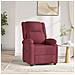 Poltrona Elettrica Reclinabile Rosso Vino In Tessuto - Foto miniatura 8