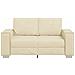Divanetto  Crema 120 cm in pelle sintetica - Foto miniatura 2