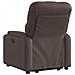 Poltrona Alzapersona Reclinabile Marrone in Similpelle - Foto miniatura 4