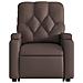 Poltrona Alzapersona Reclinabile Marrone in Similpelle - Foto miniatura 8
