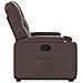 Poltrona Alzapersona Reclinabile Marrone in Similpelle - Foto miniatura 9
