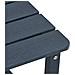 Set da Giardino  3 Pezzi Blu Navy HDPE, Lettino Prendisole  Blu Navy 53x162x98.5 cm HDPE, Tavolino da Giardino  Blu Navy 38x38x46 cm HDPE - Foto miniatura 9