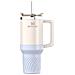 Custodia In Silicone Per Stanley Da 40 Once - Proteggi La Tua Tazza Blue - Foto miniatura 3