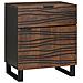 Comodino 50x33x60 cm Legno Massello Noce - Foto miniatura 1