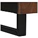 Comodino 50x33x60 cm Legno Massello Noce - Foto miniatura 7