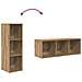 Set mobile TV rovere artigianale 37 x 37 x 107 cm - Foto miniatura 8