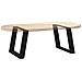Gambe per Tavolino da Caffè a Forma di U 2 pz Nere 60x(42-43) cm Acciaio - Foto miniatura 8