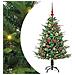 Albero di Natale artificiale preilluminato con set di palline - Foto miniatura 1