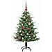 Albero di Natale artificiale preilluminato con set di palline - Foto miniatura 6