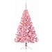 Albero di Natale artificiale con luci integrate Rosa 150 cm PVC - Foto miniatura 3