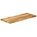 Piano Tavolo Bordi Vivi 140x60x3,8cm in Legno Massello di Mango - Foto miniatura 2