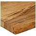 Piano Tavolo Bordi Vivi 140x60x3,8cm in Legno Massello di Mango - Foto miniatura 6