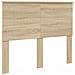 Struttura del letto con testiera Rovere Sonoma 135 x 190 cm - Foto miniatura 7