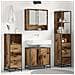Set di mobili per il bagno con cassetto 4 pcs Legno vecchio - Foto miniatura 2