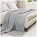 Coperte da Pile 24 pcs Grigio 270 x 240 cm Panno - Foto miniatura 3