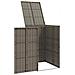 Cassa per Spazzatura Grigio 65 x 80 x 115 cm Polietilene - Foto miniatura 4