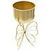 Porta-vaso Farfy In Ferro Dorato Con Base A Farfalla — H 45 Cm - Foto miniatura 2