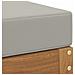 Panca Sgabello Grigio Naturale e Chiaro 115 x 43 x 37 cm - Foto miniatura 6