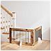 Cancello per cani con supporti 2 pcs Legno antico 100 x 60 cm - Foto miniatura 2