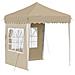 Tenda per feste a pop-up 195 x 195 x 245 cm Crema - Foto miniatura 1