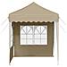 Tenda per feste a pop-up 195 x 195 x 245 cm Crema - Foto miniatura 6