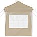 Tenda per feste a pop-up 195 x 195 x 245 cm Crema - Foto miniatura 7